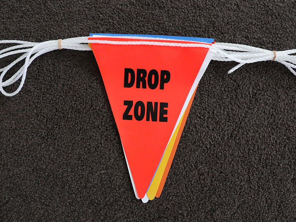 Custom Drop Zone Bunting